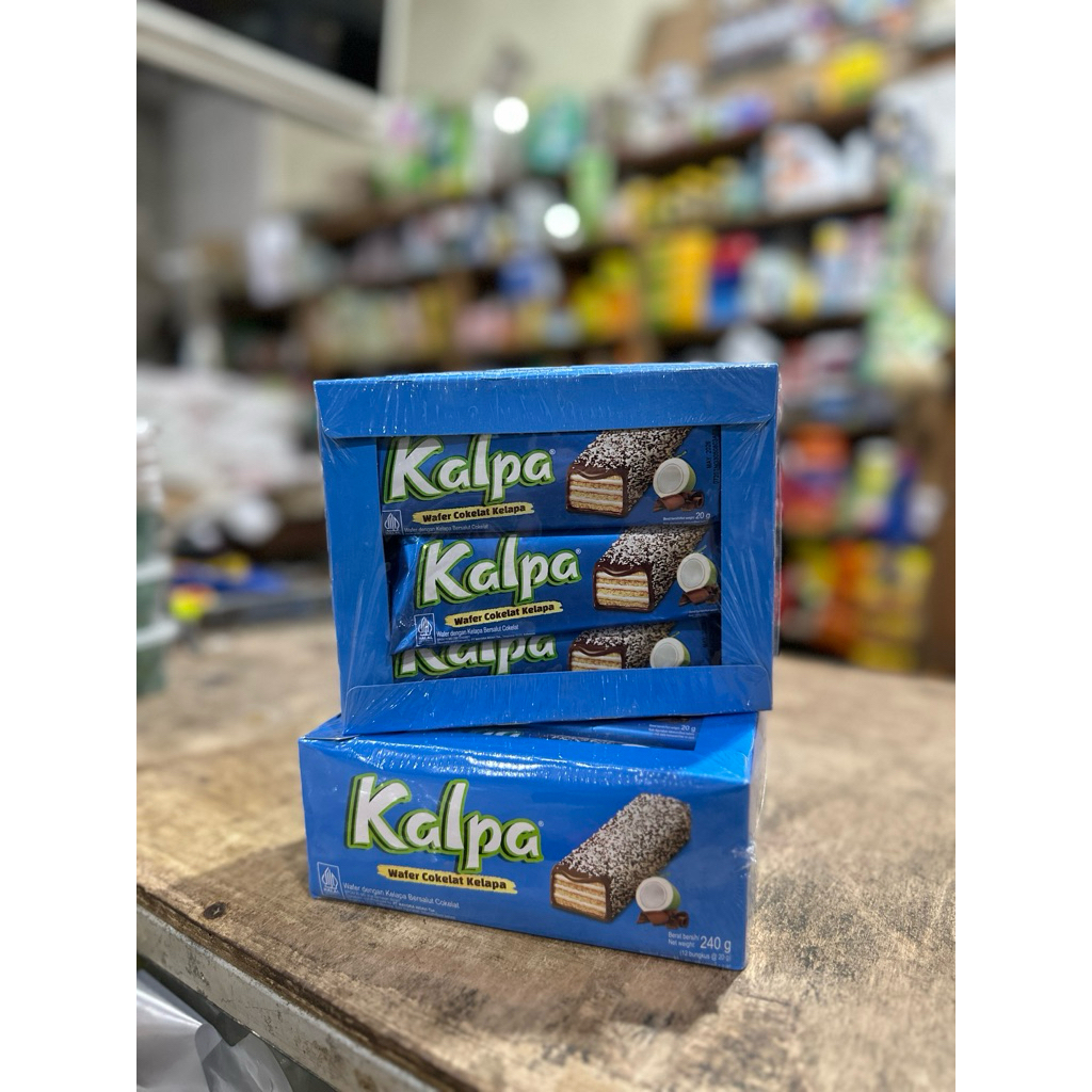 Jual KALPA WAFER COKELAT KELAPA BOX 20gr x 12pcs | Shopee Indonesia