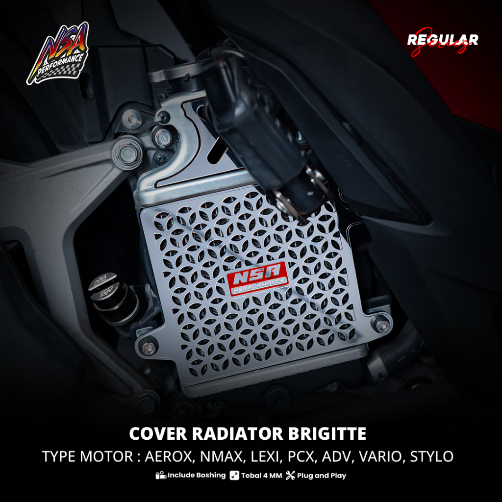Jual NSA COVER RADIATOR TWO TONE BRIGITTE YAMAHA DAN HONDA SERIES TUTUP ...