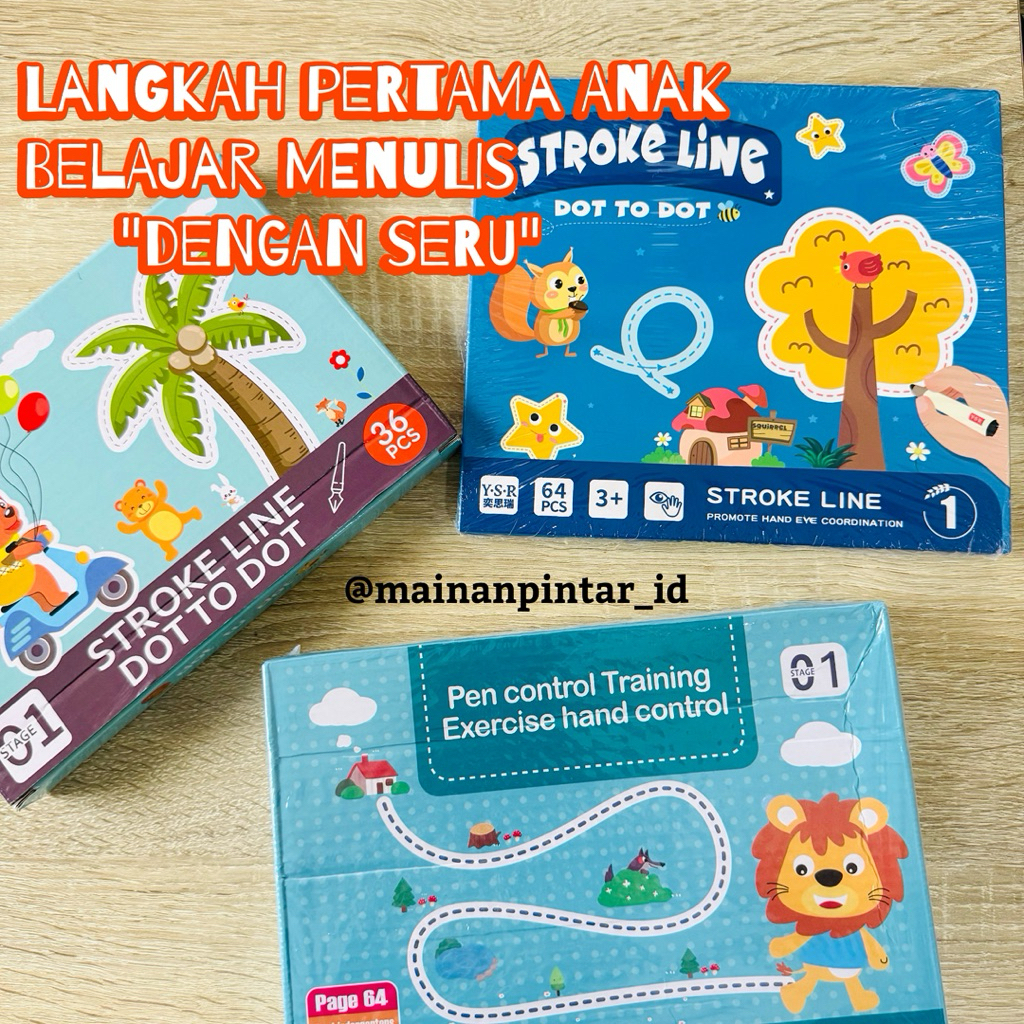 Jual Mainan Edukasi Anak 3+ - Belajar Menulis Paud TK -Mainan Edukasi ...