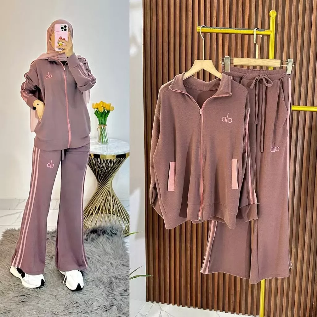 Foto 5 ONE SET SPORT KNIT / OLA SET / SETELAN OLAHRAGA JUMBO | 020