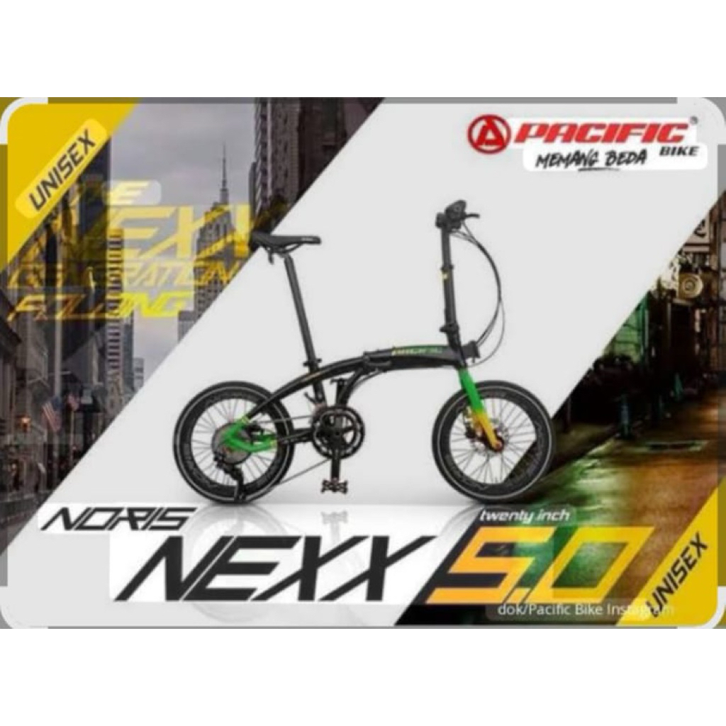 Jual Sepeda Lipat Pacific 20 inch Noris Nexx 5.0 | Shopee Indonesia