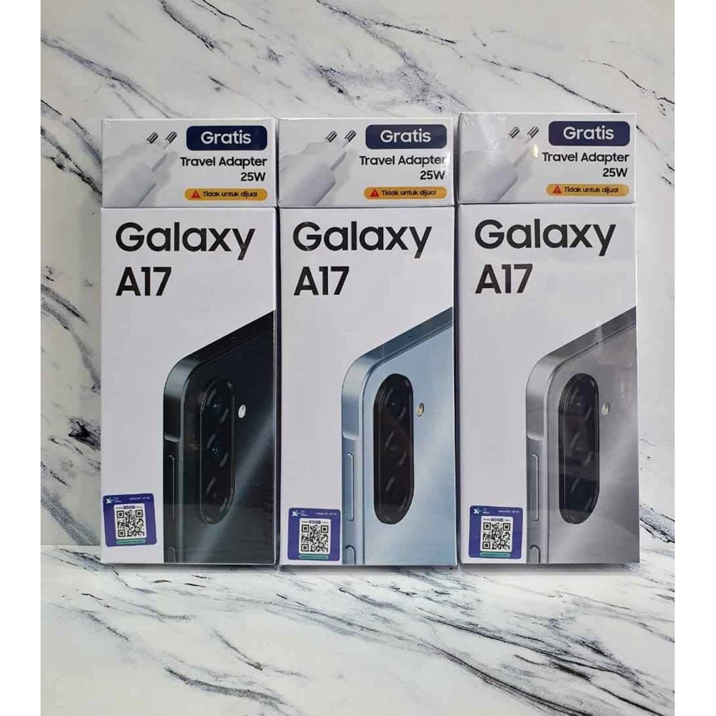SAMSUNG A17 RAM 8/256 GB GARANSI RESMI BARANG BARU DAN SEGEL