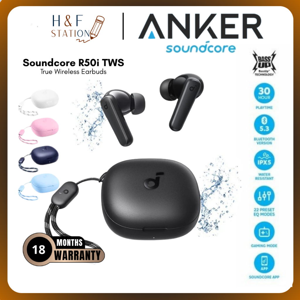 Jual Anker TWS Soundcore R50i True Wireless Earbuds - Garansi Resmi 5.3 ...