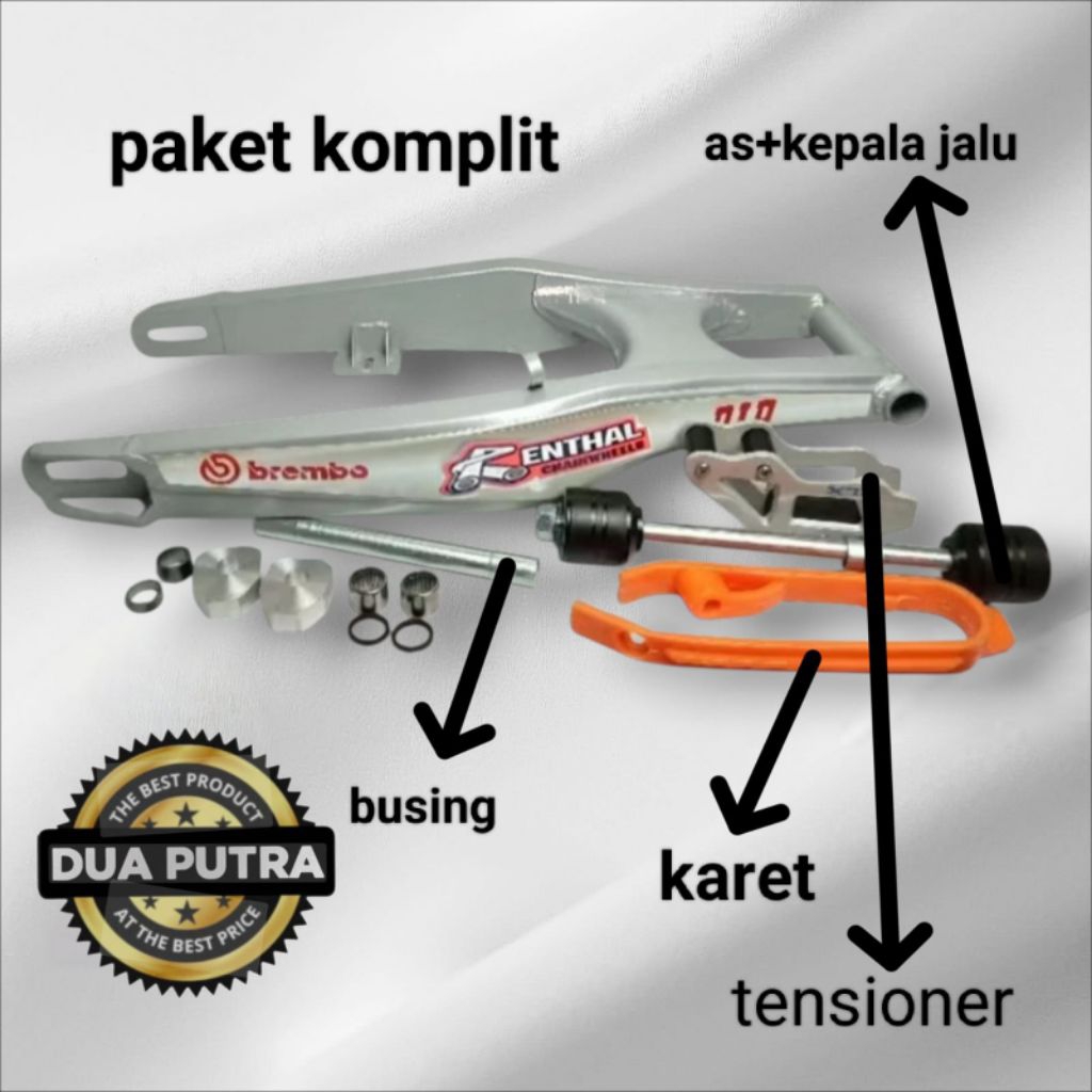 Jual swing arm model RAPLIKA KTM panjang 66 cm motor KLX motor rakitan ...