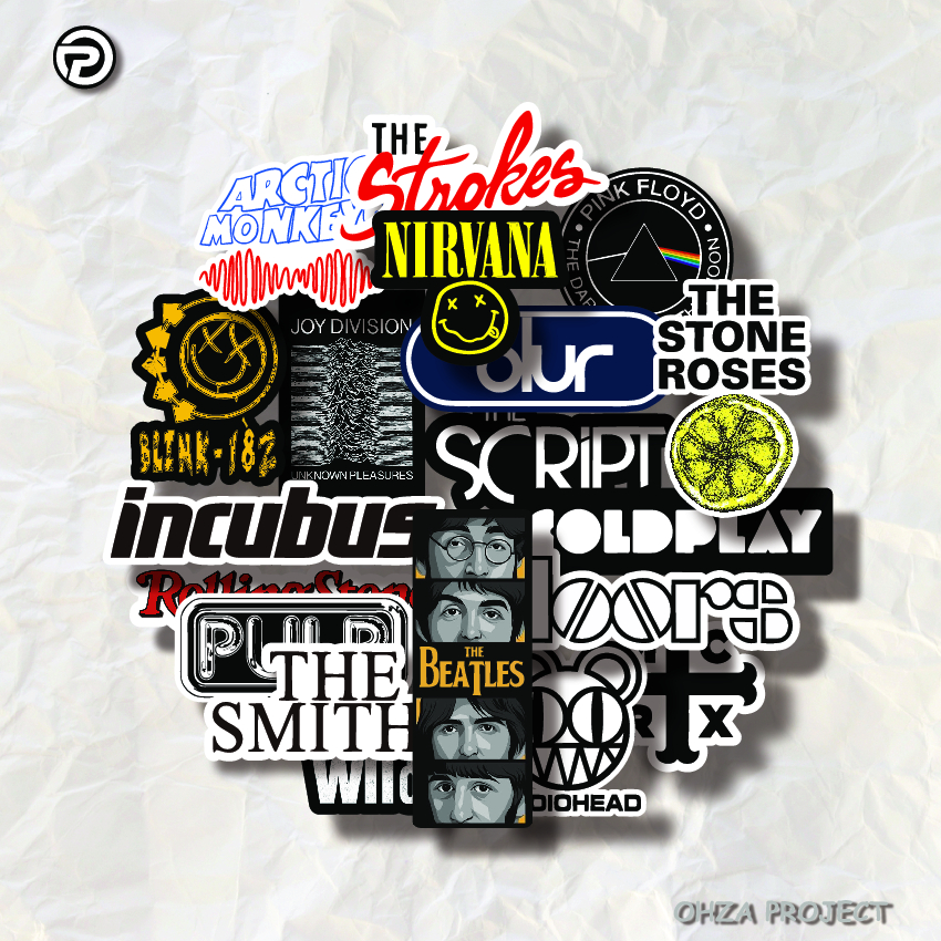 Jual STICKER BAND SERIES VOL 1 | Shopee Indonesia