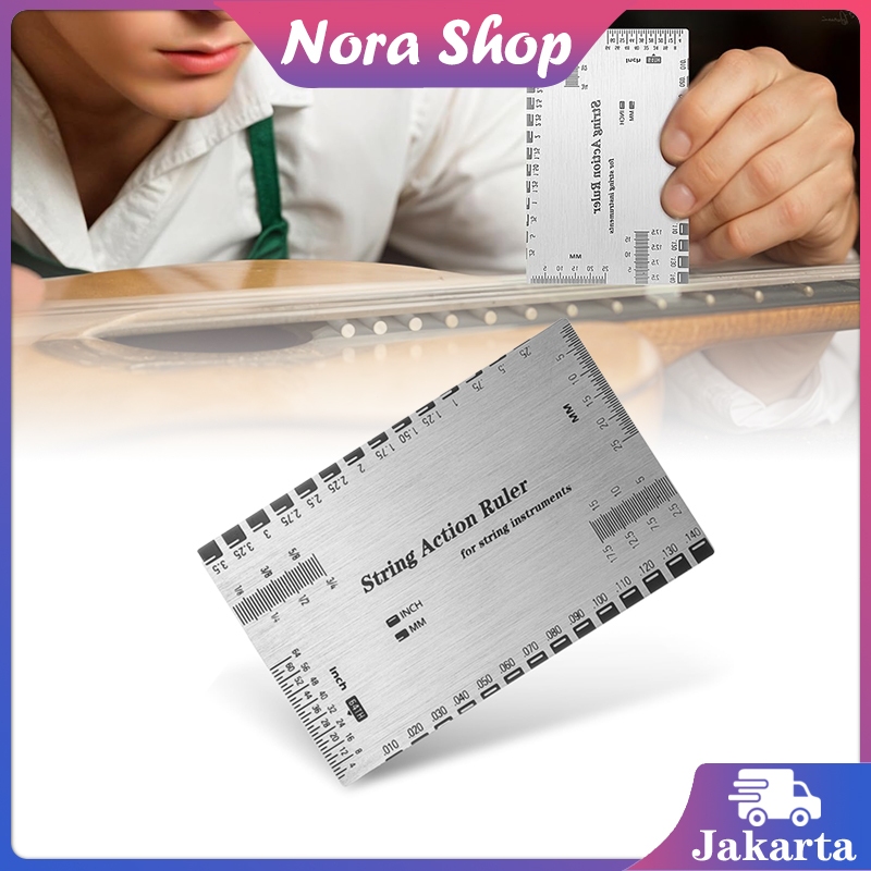 Jual Alat Pengukur Senar Gitar / Alat Ukur Senar Gitar / String Ruler ...