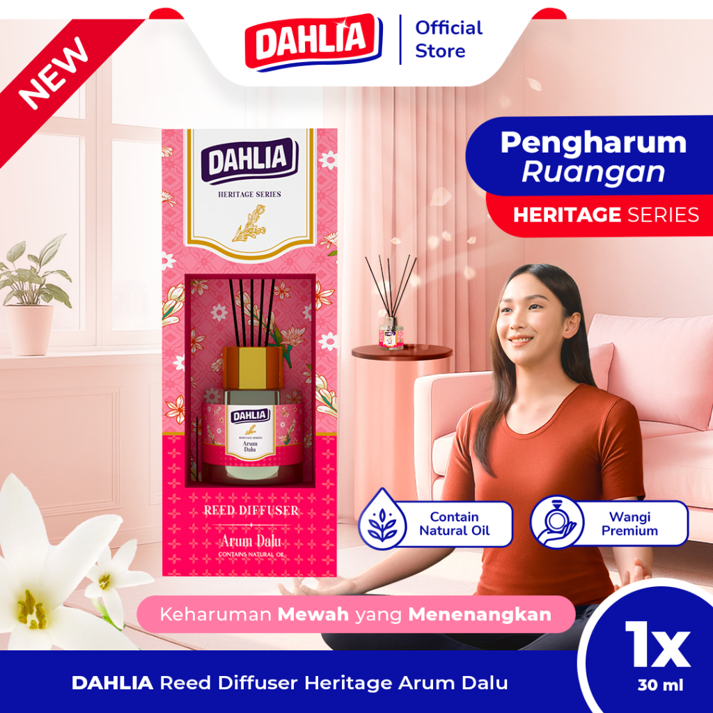 Jual Dahlia Reed Diffuser Heritage Series/Reffil Teh Keraton,Cendana ...