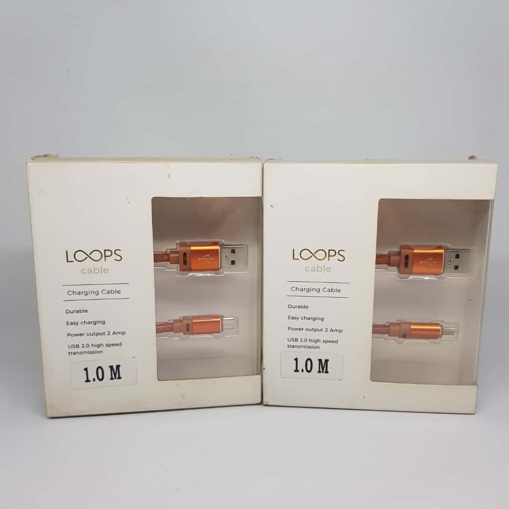 Jual LOOPS Kabel charger Type C fast charge ORIGINAL | Shopee Indonesia
