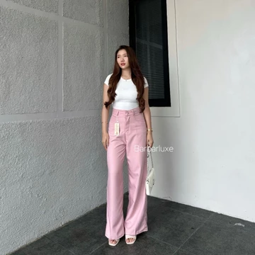 Celana Highwaist Araa Pants Celana Kulot Highwaist Loose Pants Wanita Dewasa Panjang Premium Wol