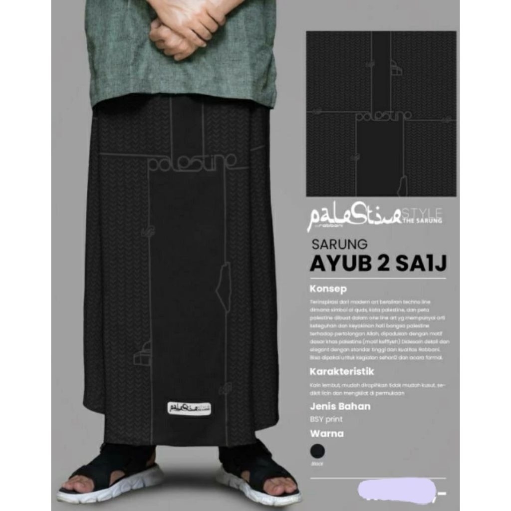 Jual Sarung Rabbani Palestine, AYUB 2 Original | Shopee Indonesia