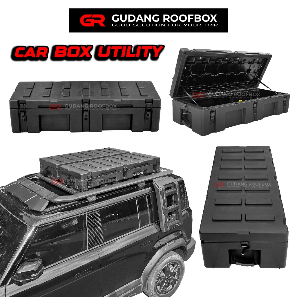 Jual Box Utility For Roof Rack Utility Box Penyimpanan Peralatan Mobil ...