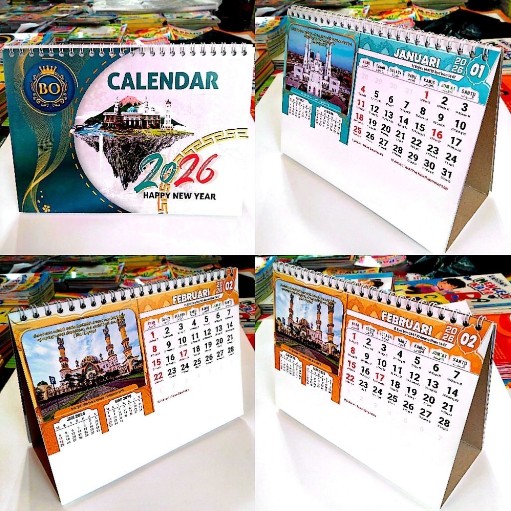 Jual Kalender Kerja Standar Spiral 2026 Table Kalender Gambar terlaris ...