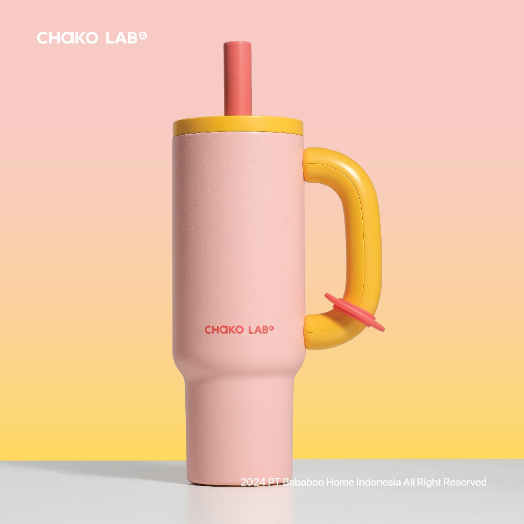 Jual CHAKO LAB BaWang Cup 1100ml - Peach Pink | Shopee Indonesia
