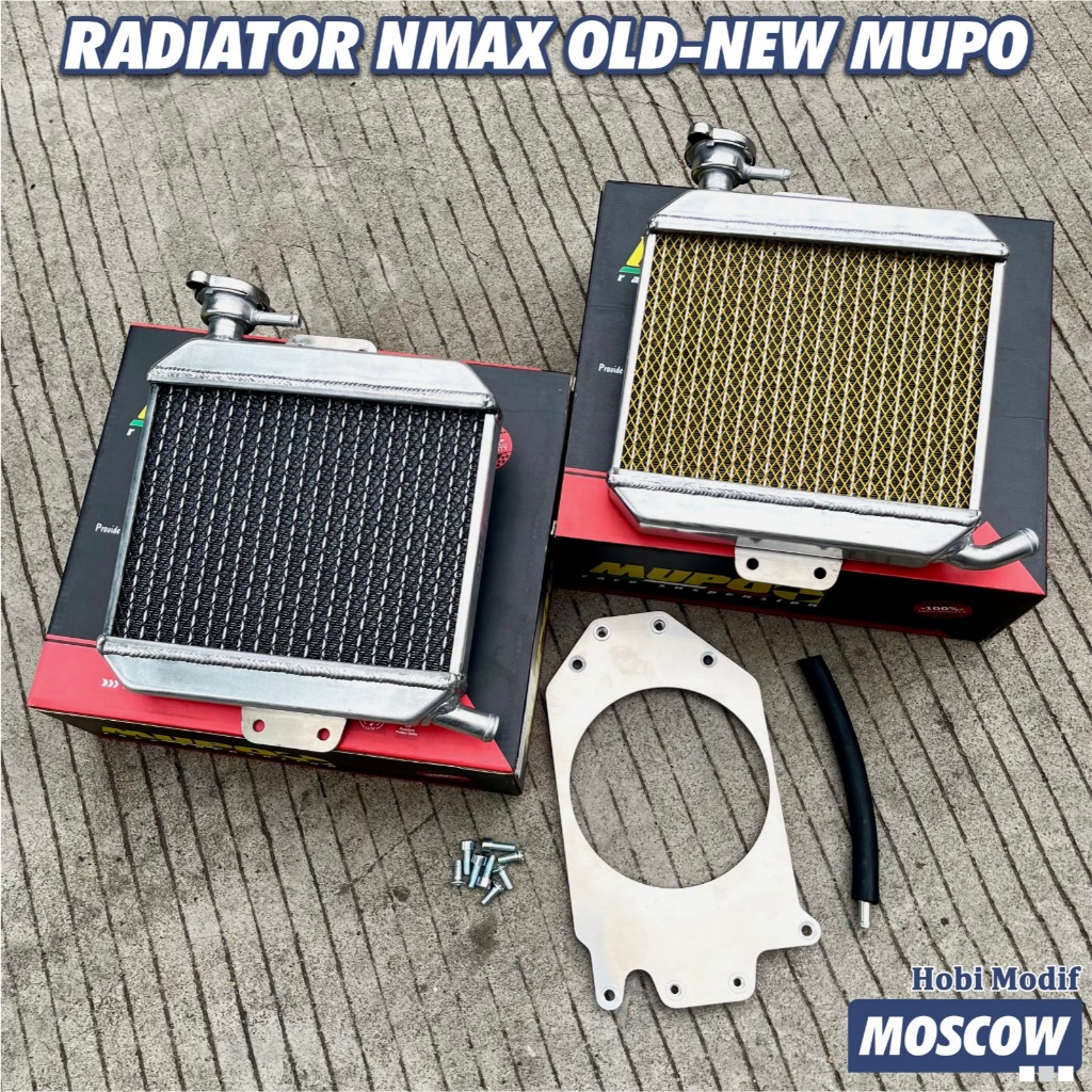 Jual Premium Radiator ALL NMAX AEROX NEW OLD 2015 - 2025 MUPO Gen2 Flat ...