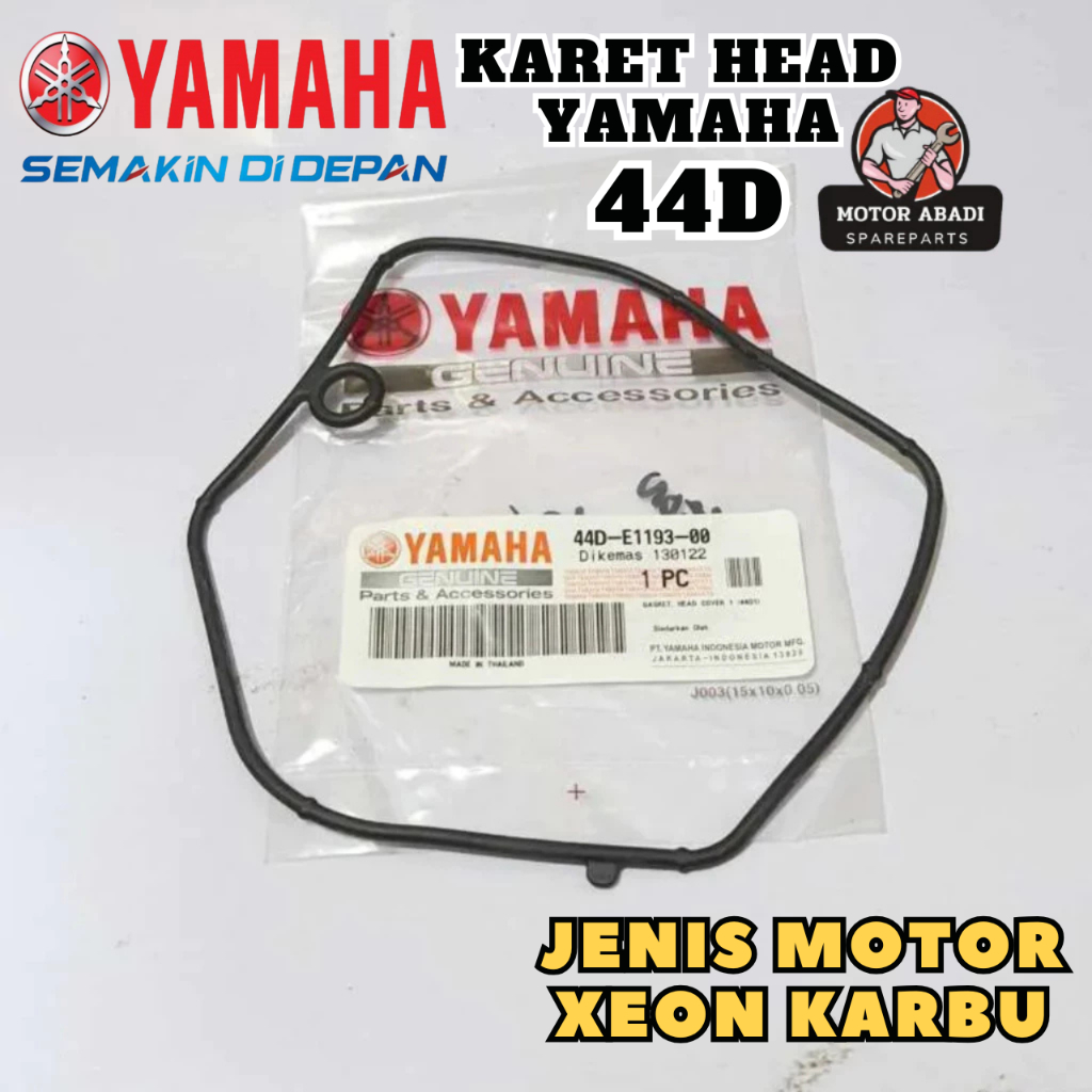 Jual 44D-E1193-00 ORIGINAL Karet Gasket Head Cover Cylinder Yamaha 44D ...
