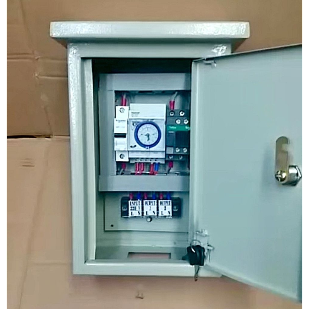Jual Panel timer Lampu 1phass 220vac panel timer sul181d | Shopee Indonesia