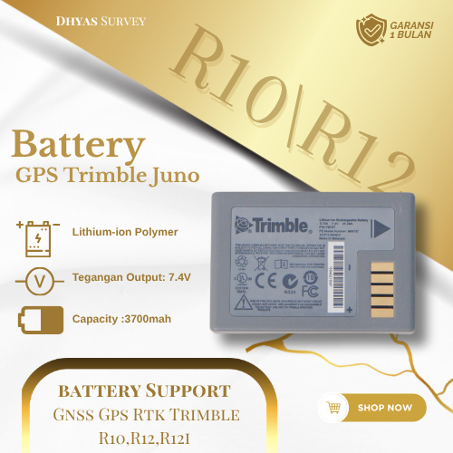 Jual Battery GPS Trimble R10 R12 R12i 990737 Battre GPS Geodetik ...