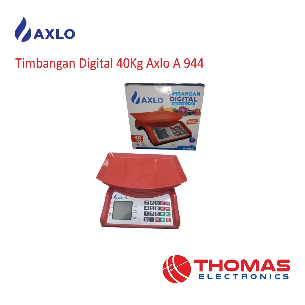 Jual Timbangan Buah Digital 40 Kg Axlo A944 A 944 Serbaguna Original ...