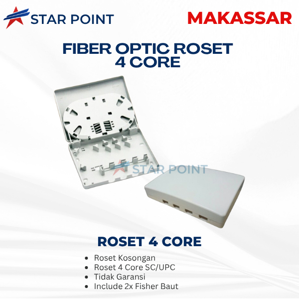 Jual Roset Fiber Optic 4 Core kosongan|Roset FO 4 Core | Shopee Indonesia