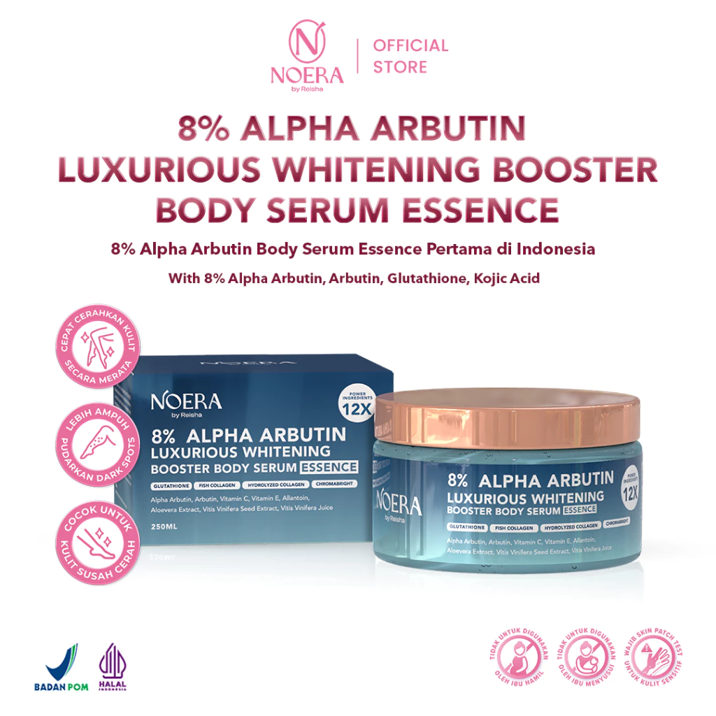 Noera 8% ALPHA ARBUTIN Luxurious Whitening Booster Body Serum Essence - foto 1