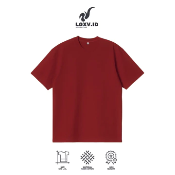 Kaos Polos Katun Combed 30S Pria Lengan Pendek T Shirt Cowok Premium Cotton Combed 30S