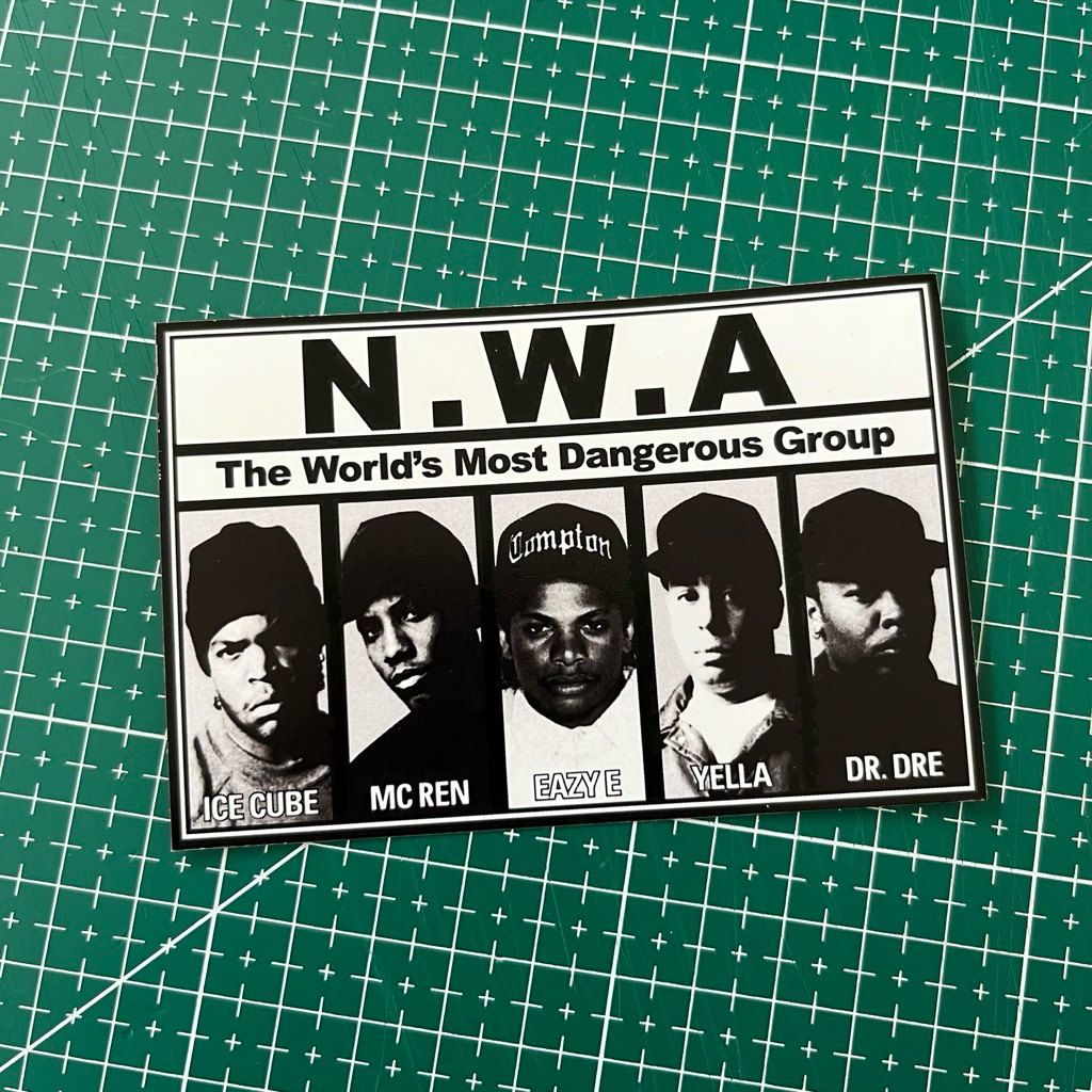 Jual STICKER NWA RAP VINYL GLOSSY | Shopee Indonesia