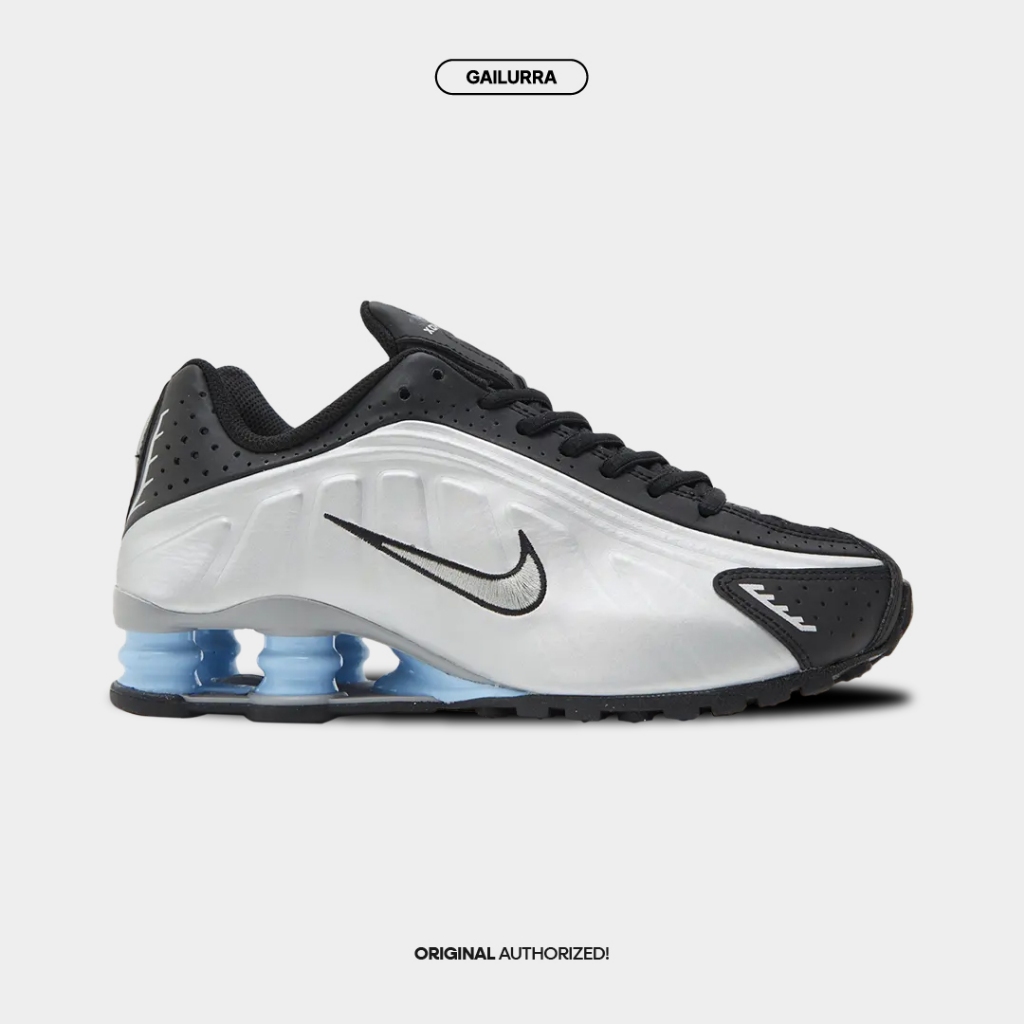 Jual Nike Shox R4 Psychic Blue Metallic Silver Black Original | Shopee ...