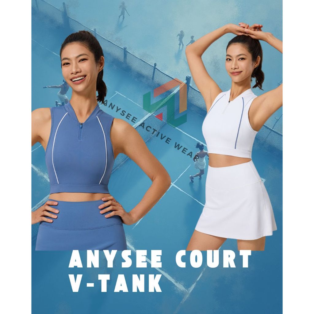 Jual ANYSEE Court VTank Women's Summer Sleeveless Compression Vest ...