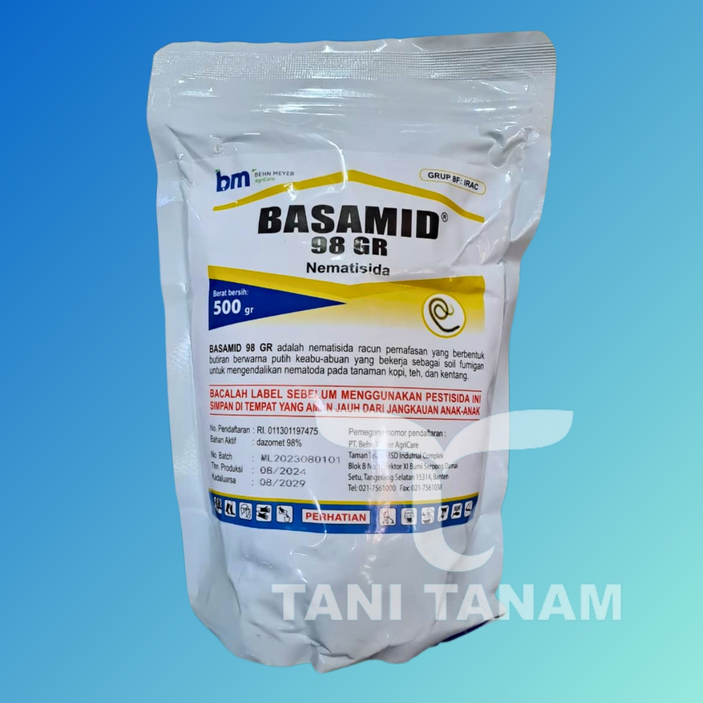 Jual BASAMID 98 GR INSEKTISIDA NEMATISIDA PENGENDALI HAMA 500 GRAM ...