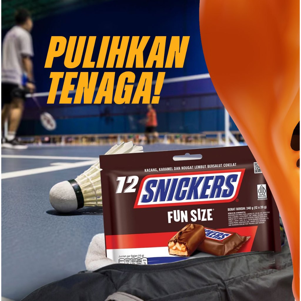 Jual [SNICKERS FUN SIZE] SNICKERS Peanut Original 240g | Shopee Indonesia