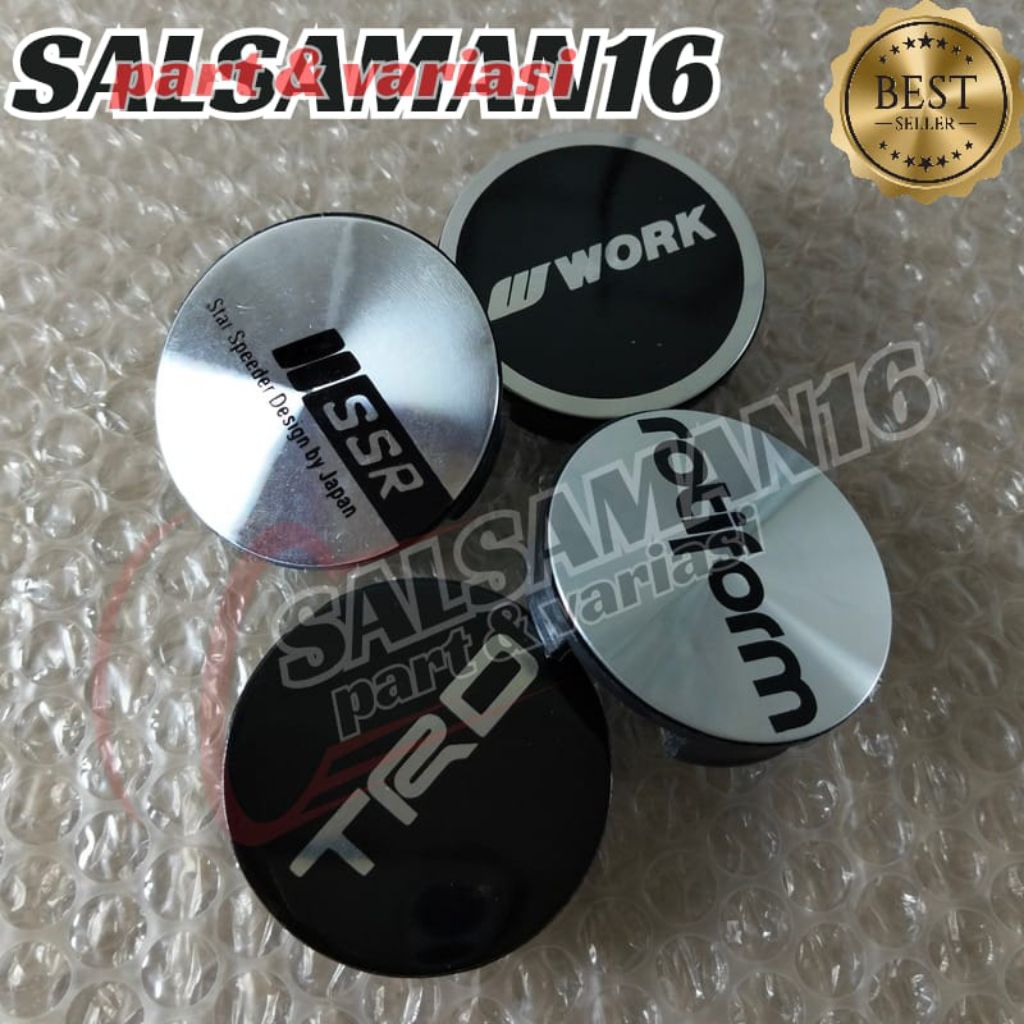 Jual dop roda tutup dop velg variasi racing TRD SSR WEORK ROTIFORM ...