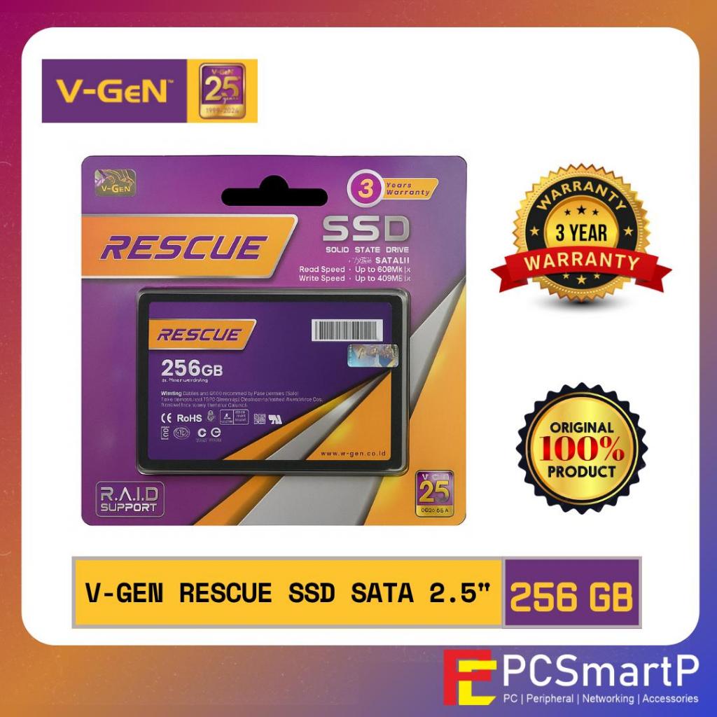 Jual V-GeN SSD Rescue 256GB SATA 3 2.5