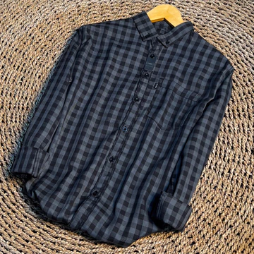HEYTUAN Kemeja Flanel Pria Lengan Panjang Hem Premium Kotak Baju Modern Unisex