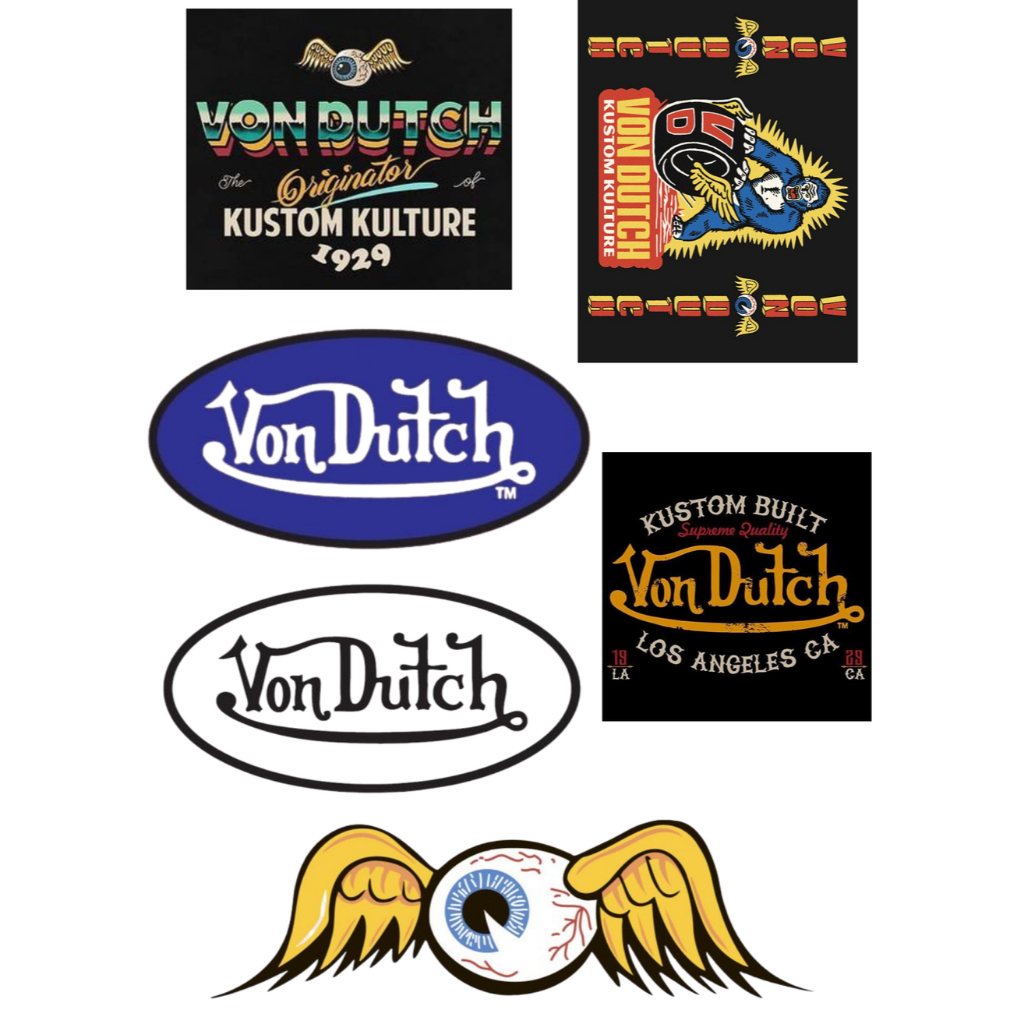Jual Sticker Pack Von Dutch Waterproof Anti Gores 6 Pcs | Shopee Indonesia