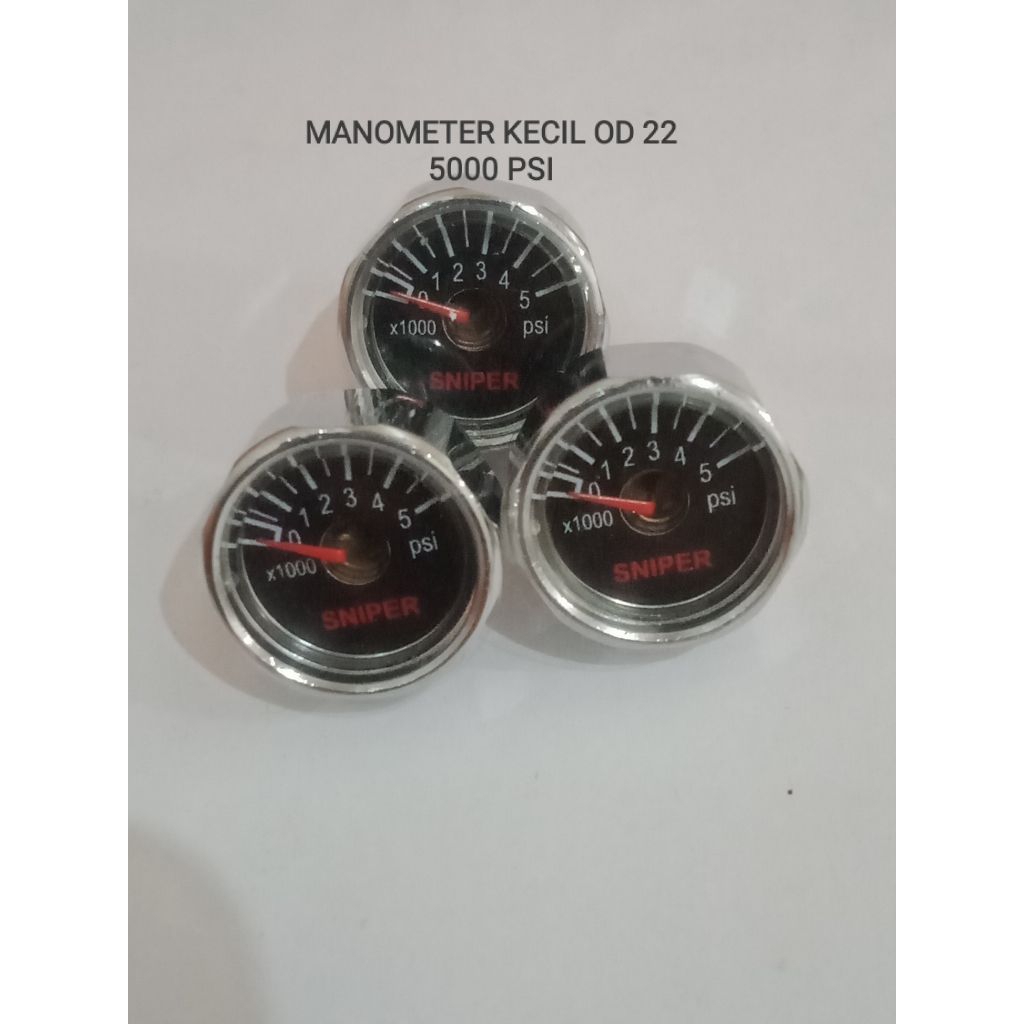 Jual Manometer Kecil Dm 22 5000 Psi, Manometer 100% Import, Sparepart ...