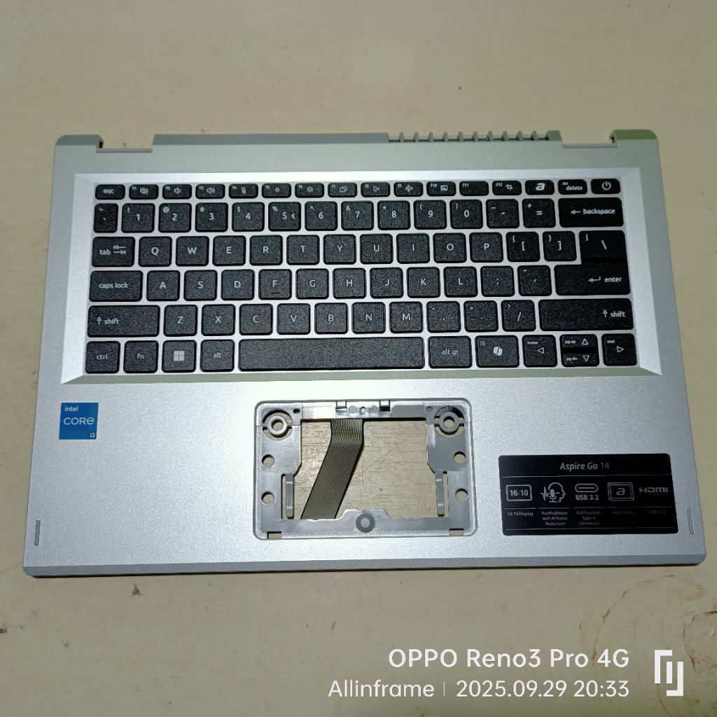 Jual Frame + Keyboard laptop Acer Aspire GO 14 AG14 31P 34GM | Shopee ...