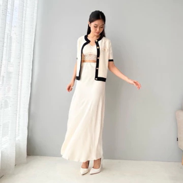 Mafia Sateen Silk Skirt Rok Midi Bahan Satin Silk