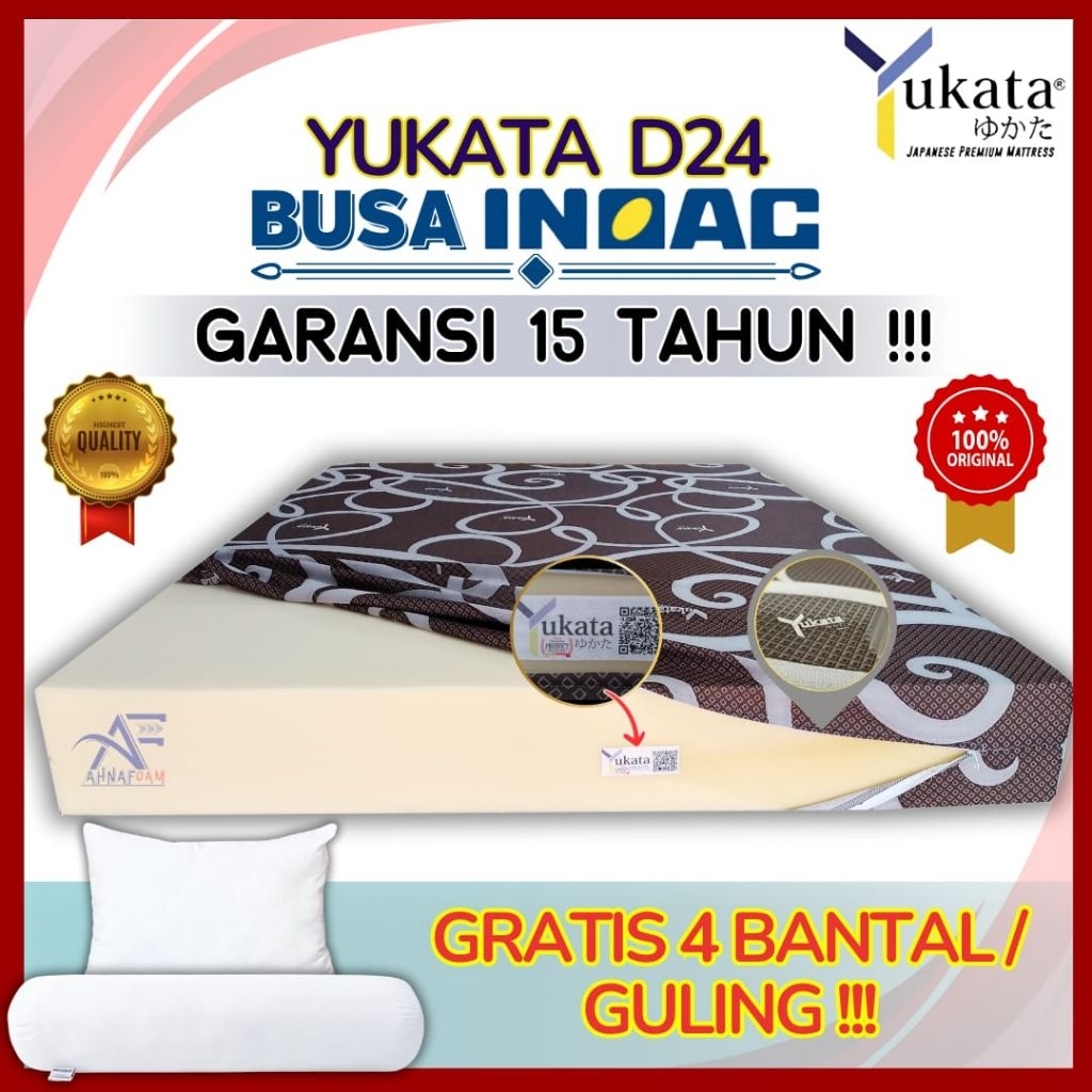 Jual [BUSA INOAC ASLI] Kasur Busa INOAC YUKATA D24 Asli ORIGINAL ...