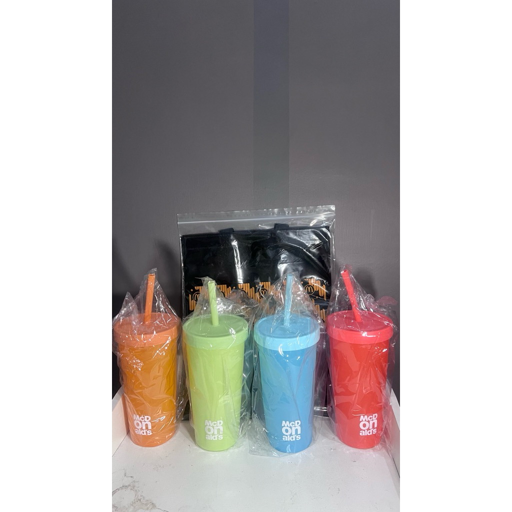 Jual McDonald’s Color Changing Tumbler 800mL + Straw | Tumbler Mcd ...