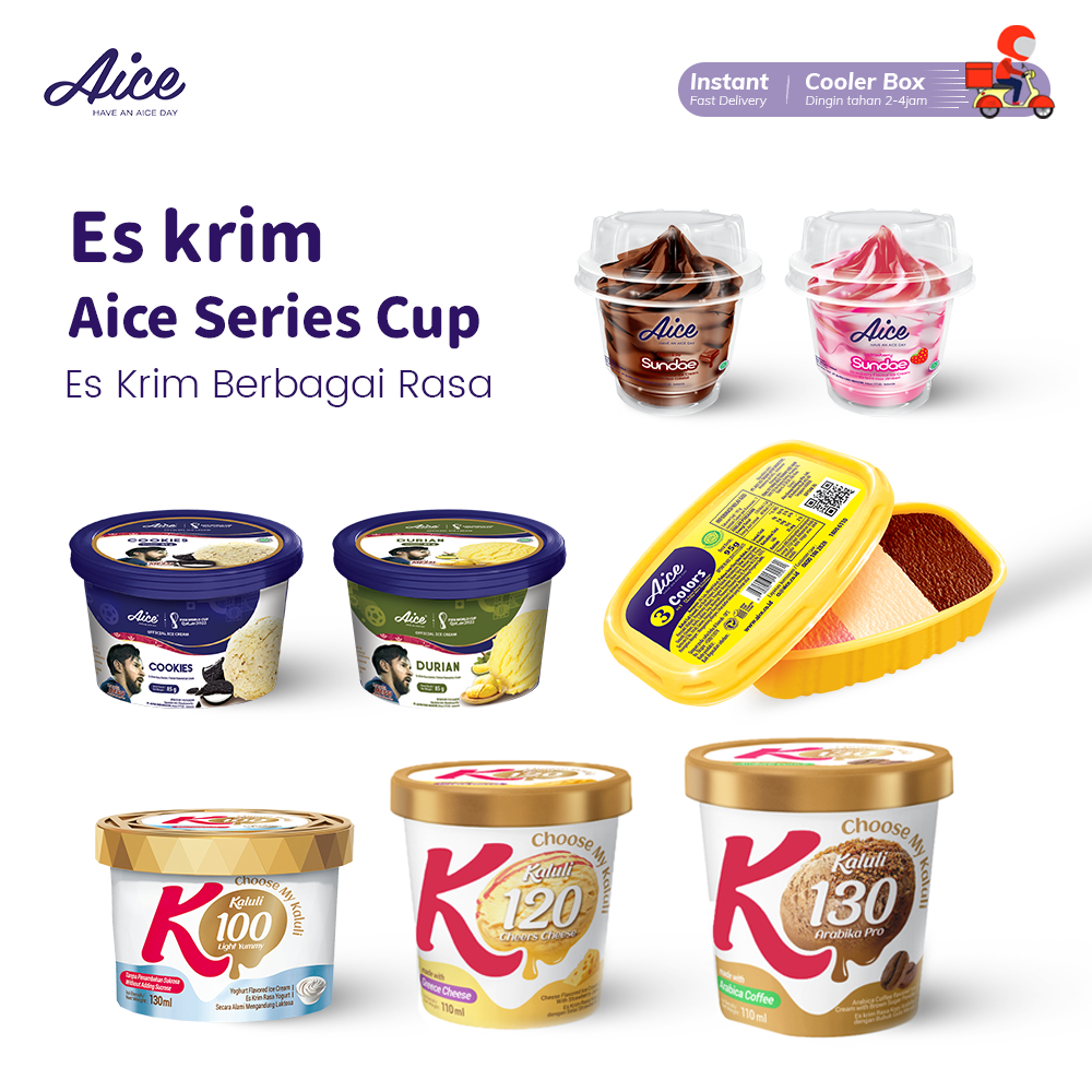 Jual Aice Es Krim Cup Terlengkap & Harga Terbaru Agustus 2026 | Shopee ...