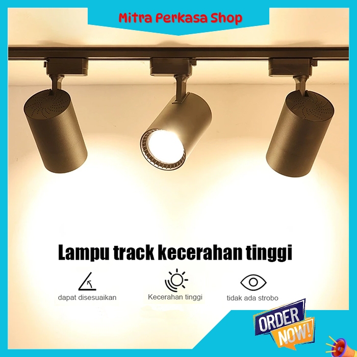 Jual LAMPU RELL TRACK LED SOROT LAMPU SOROT TRACKLIGHT REL SPOTLIGHT ...