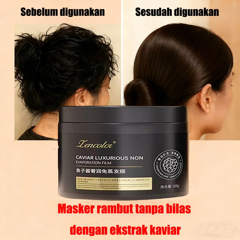 Jual 500g Krim Pelurus Rambut Masker Rambut Kaviar Hair Mask Masker ...