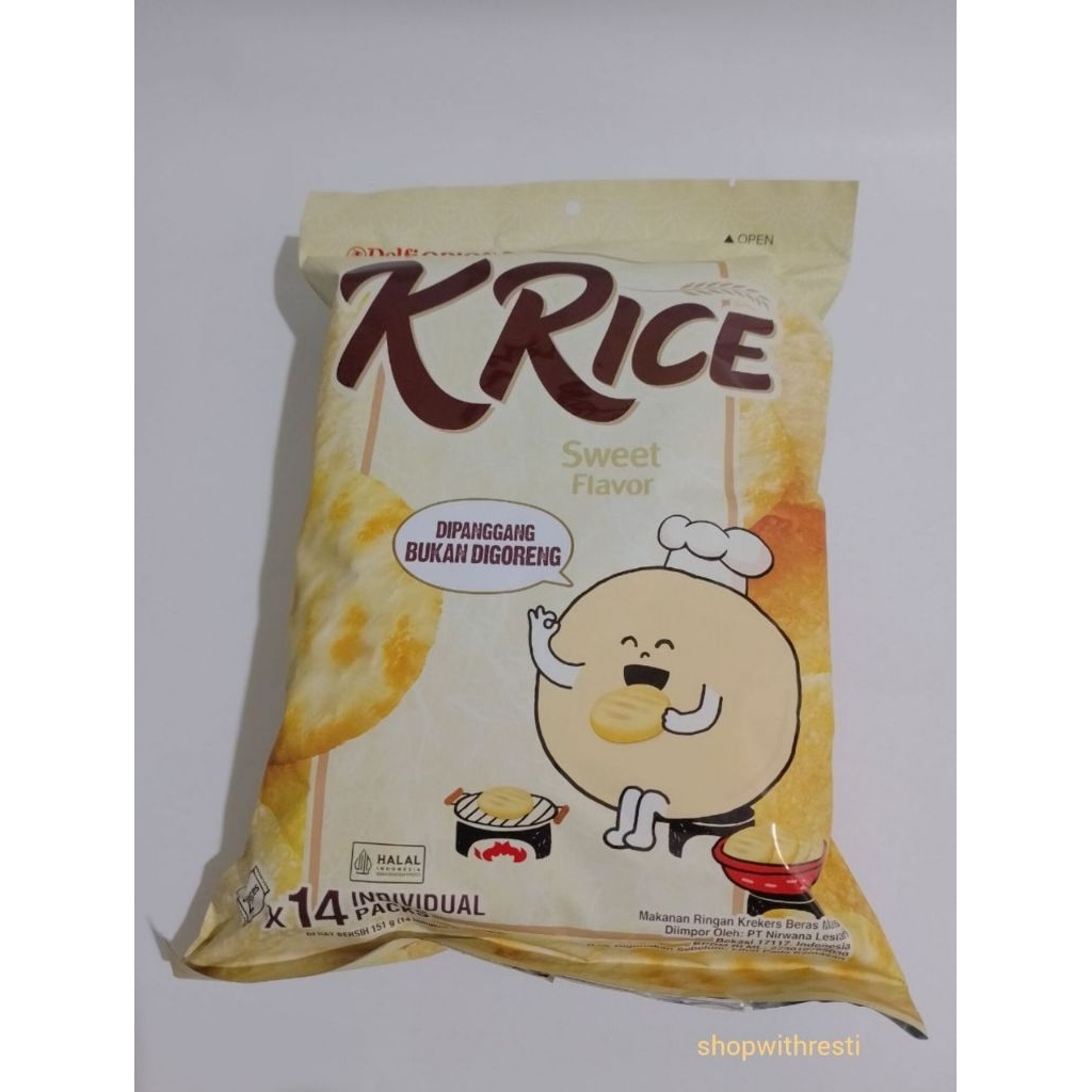 Jual Delfi Orion KRice crackers sweet | Makanan Ringan Krekers Beras ...