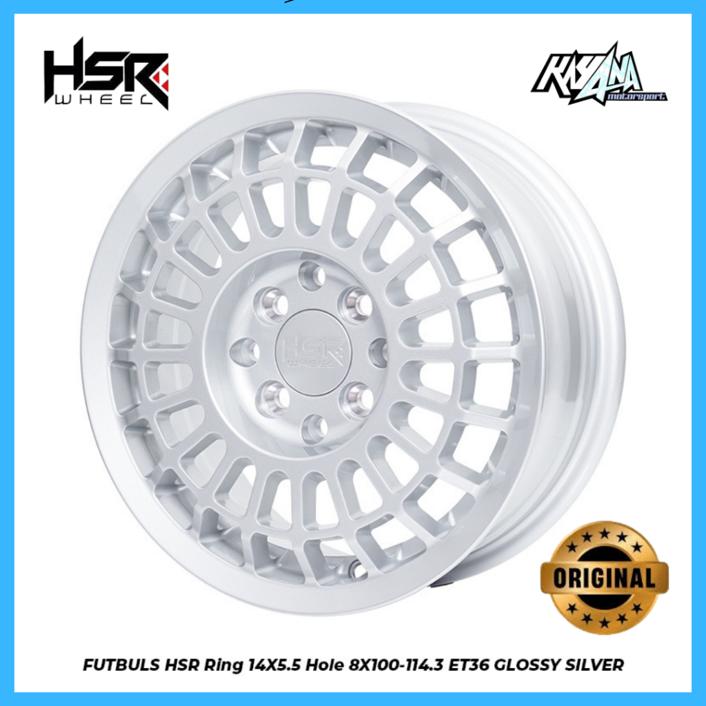 Jual Velg Rally Look R14 Hsr Futbuls Pcd 4x100 4x114.3 Untuk Galant ...
