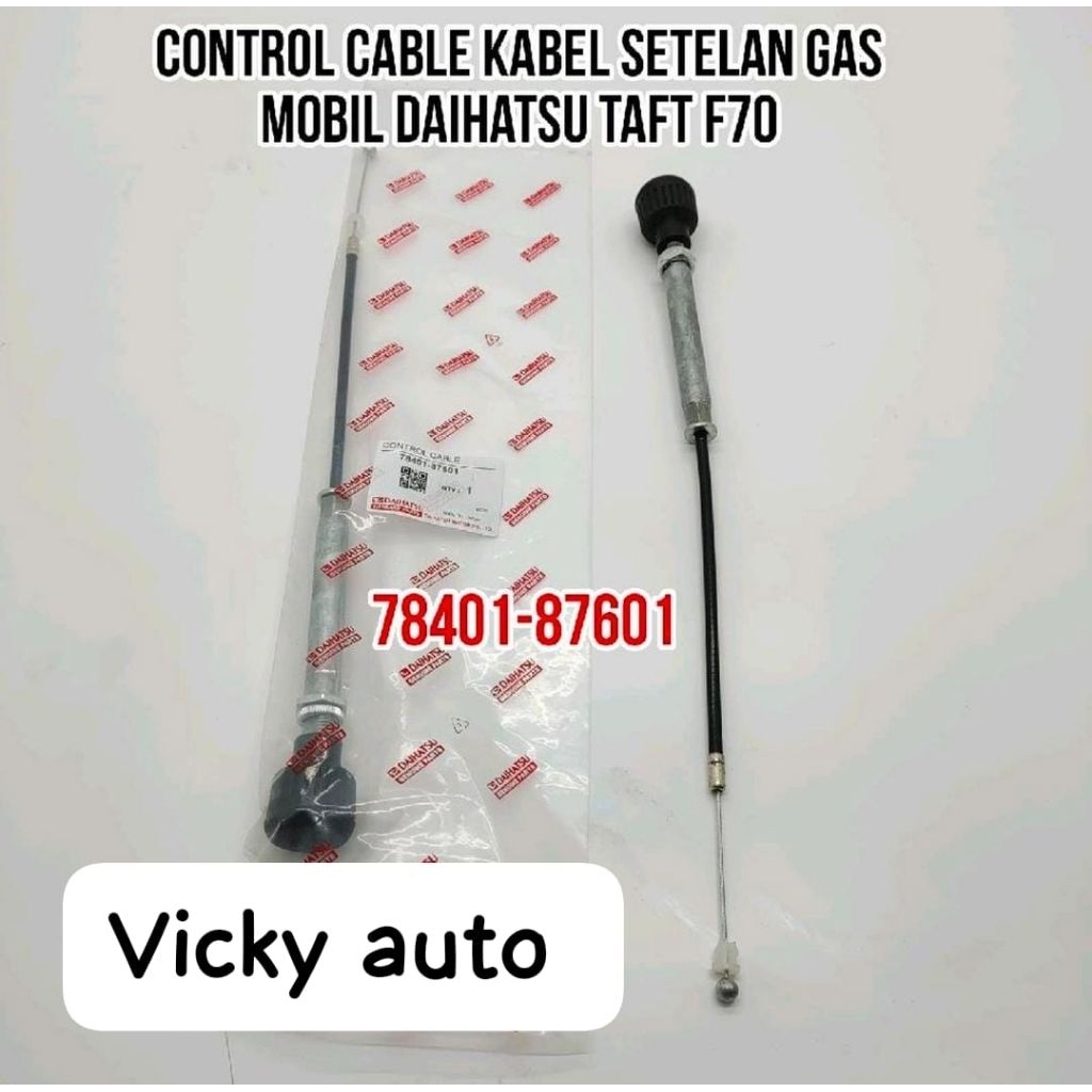 Jual CONTROL CABLE KABEL THROTTLE KABEL CHOKE CUK MOBIL DAIHATSU TAFT ...