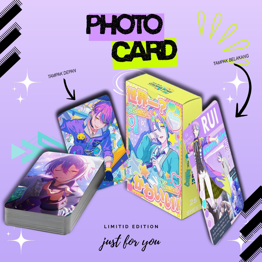 Jual PHOTOCARD SET KAMISHIRO RUI PROJECT SEKAI COLORFUL STAGE! PREMIUM ...