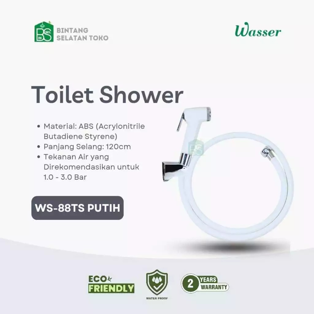 Jual WASSER WS 88TS TOILET SHOWER JET SHOWER | Shopee Indonesia
