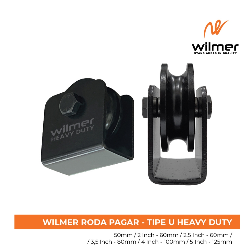 Jual Wilmer Roda Pagar Heavy Duty Tipe U dan Tipe V Roda Pagar Double ...