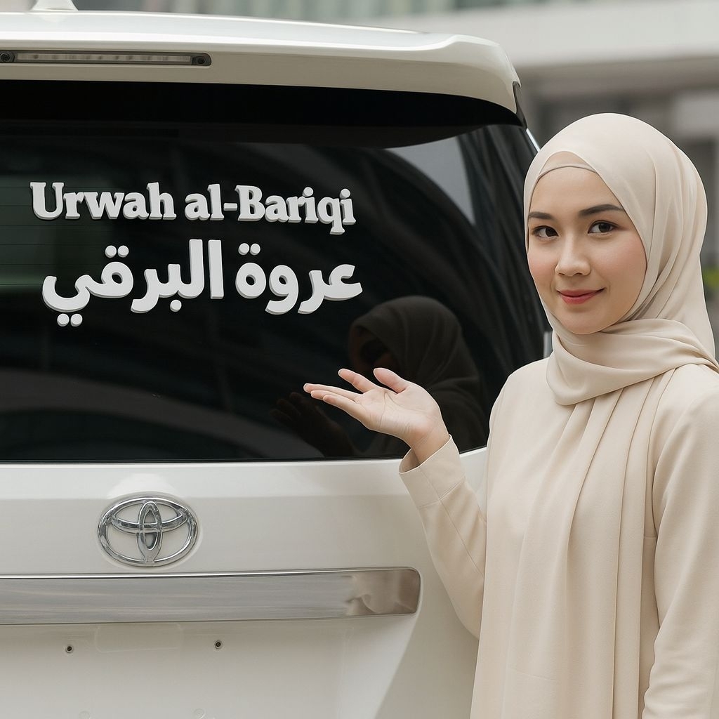 Jual Cutting sticker Urwah Al bariqi Cutting Sticker mobil sticker kaca ...