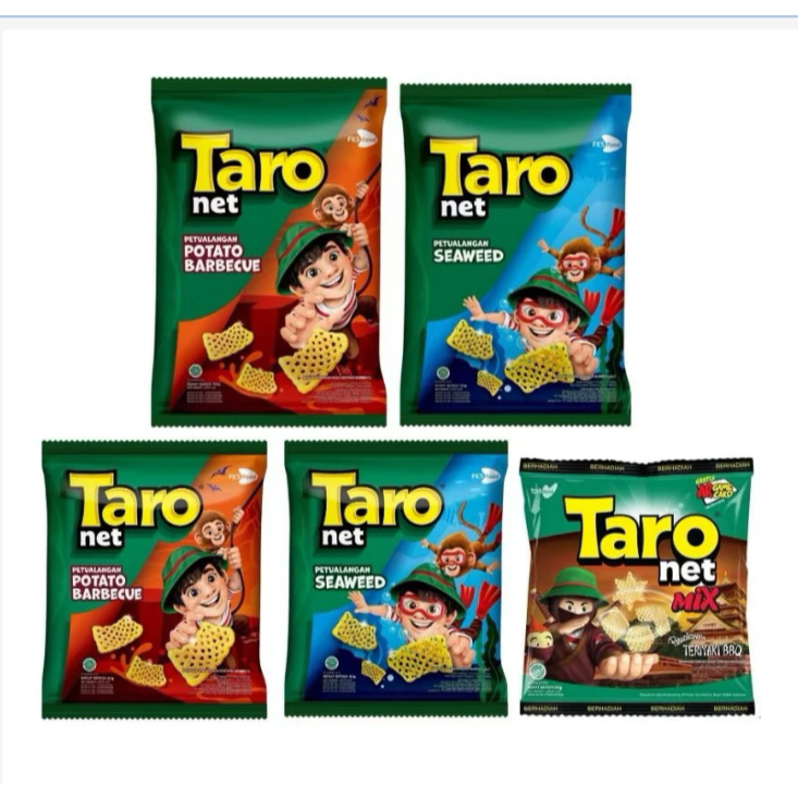 Jual CHIKI TARO / 1 RENCENG ISI 10 PCS RASA RANDOM | Shopee Indonesia